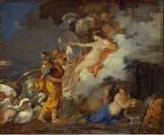 Bourdon Sebastien Venus and Aeneas  - Hermitage